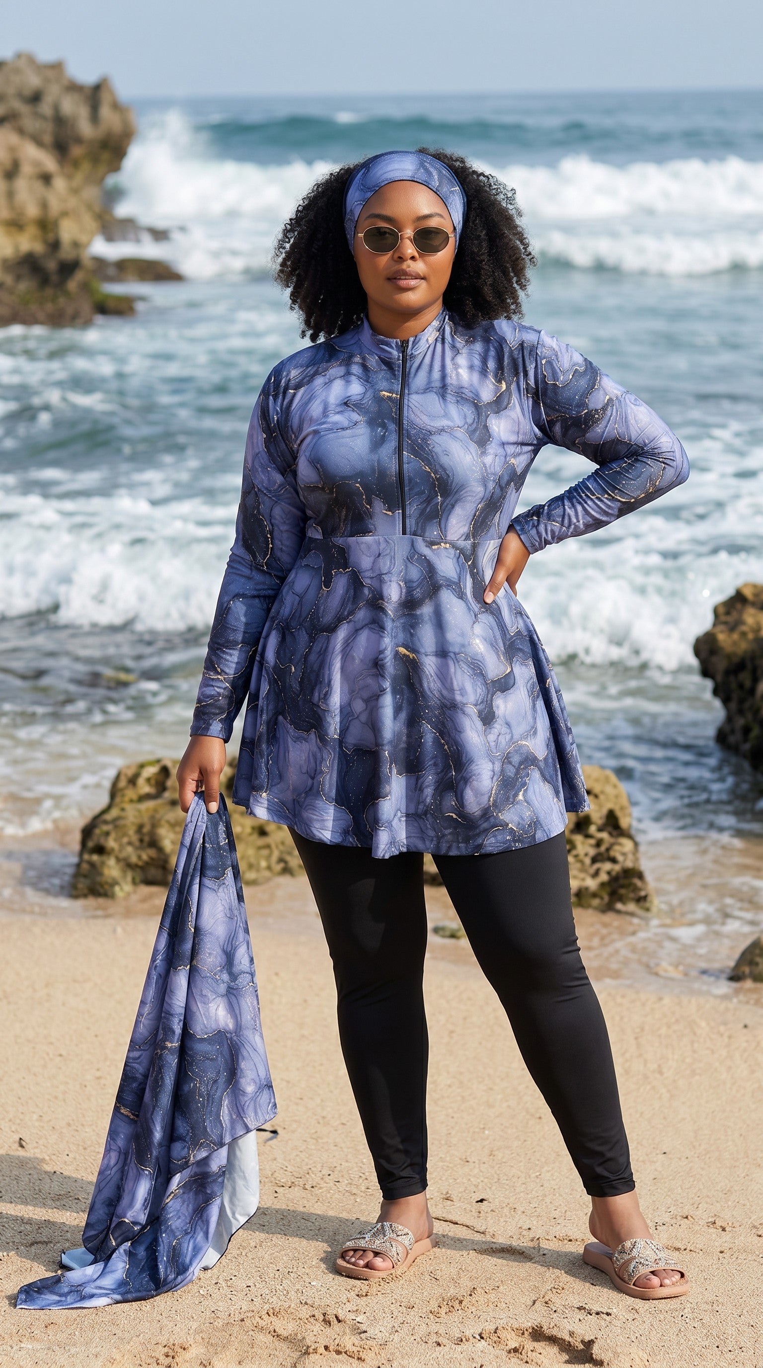Burkini Premium 4 Pièces – Collection Été 2026