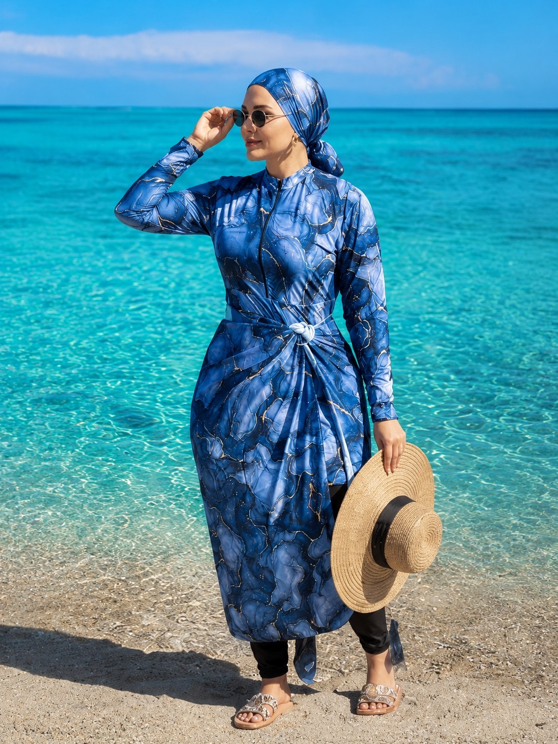 Burkini Premium 4 Pièces – Collection Été 2026