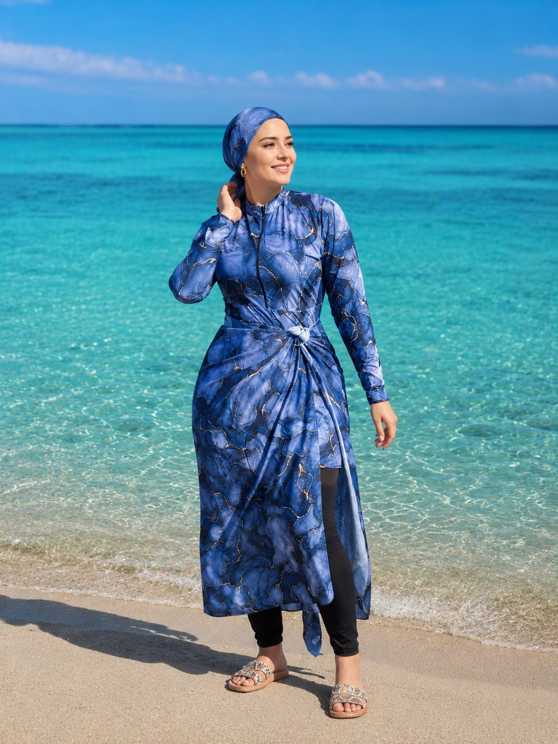 Burkini Premium 4 Pièces – Collection Été 2026