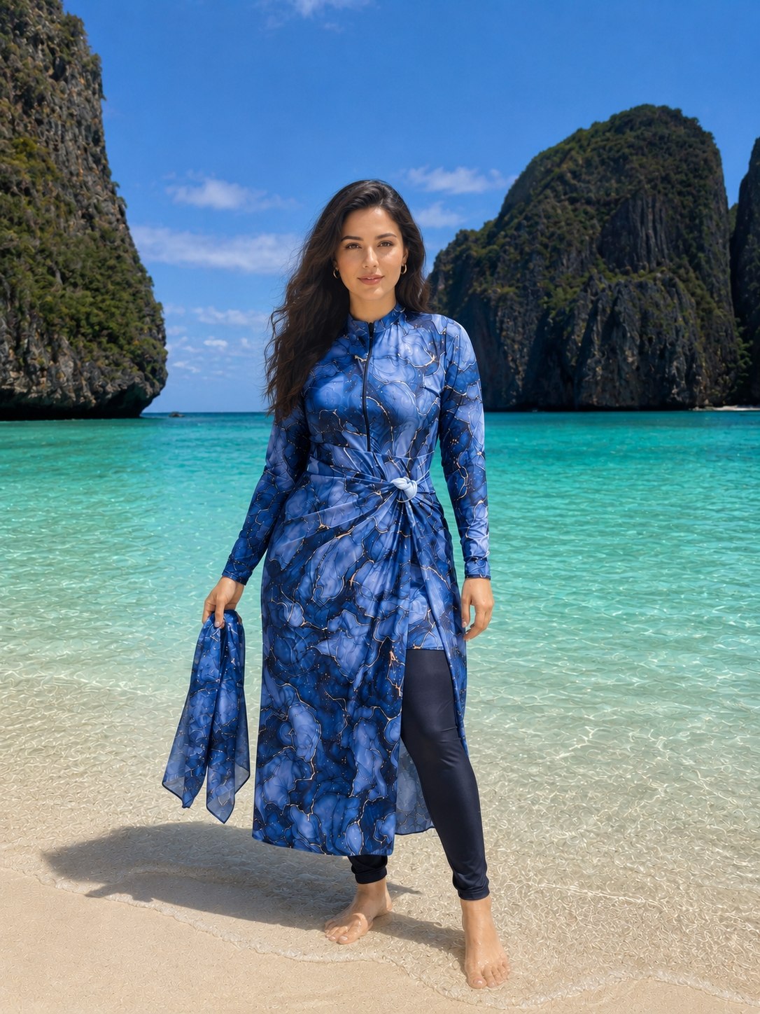 Burkini Premium 4 Pièces – Collection Été 2026